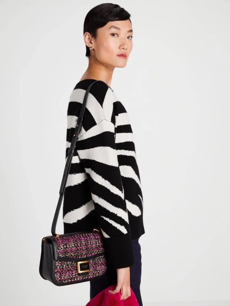 Katy Tweed Medium Convertible Shoulder Bag
