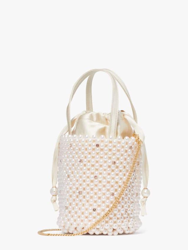 Zhuu Beaded and Pearl Tassel Bag