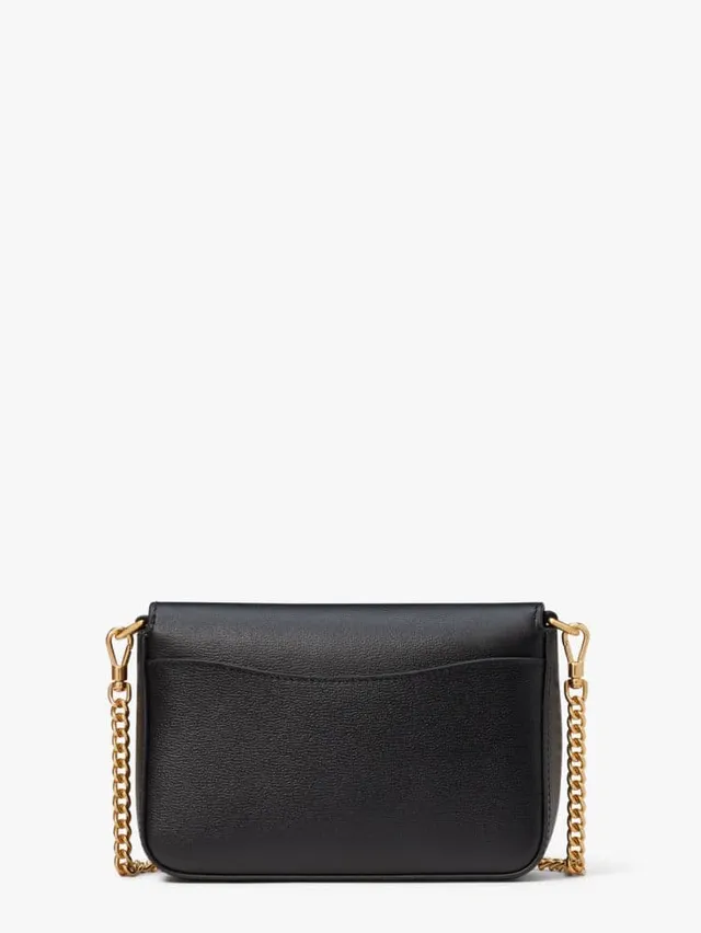 Kate Supple 99 Chain Bag In Crocodile-embossed Shiny Leather