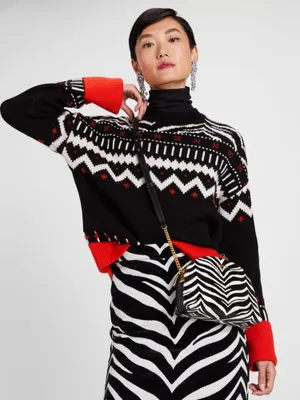 Zebra Fair Isle Sweater