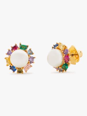 Candy Shop Pearl Halo Studs