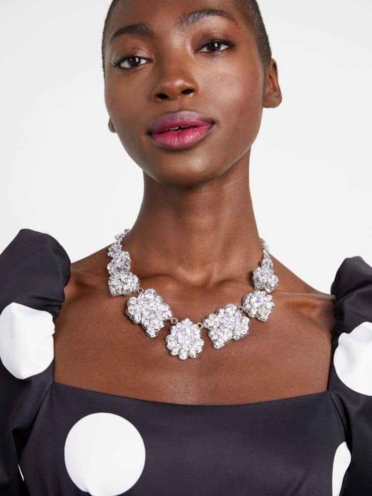 Cut Crystal Statement Necklace