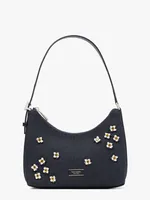 Kate Spade Sam Icon Floral Embellished Denim Mini Pochette