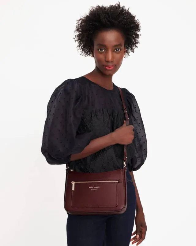 Kate Spade Bungalow Leather Crossbody Bag - Brown