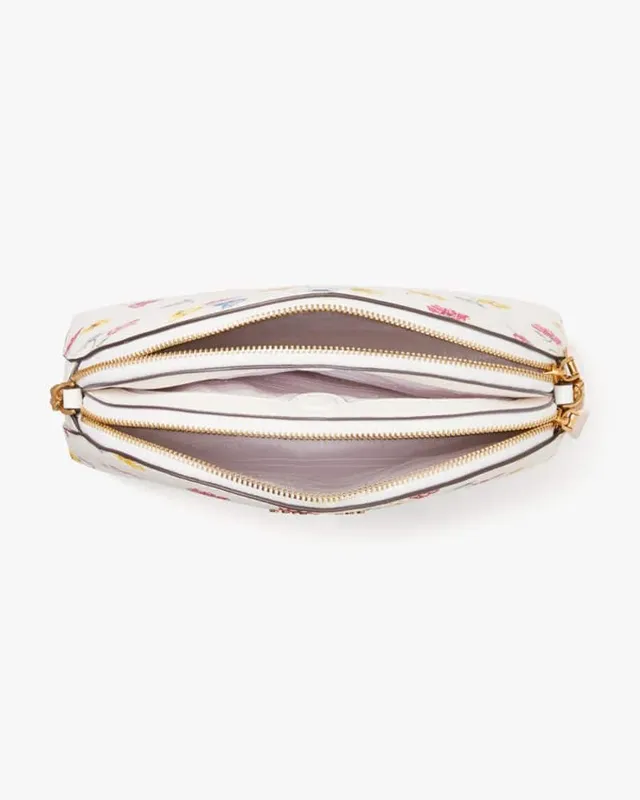 Morgan Colorblocked Double Zip Dome Crossbody