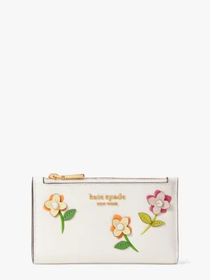 In Bloom Flower Small Slim Bifold Wallet
