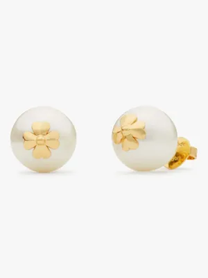 Pearls On Pearls Studs