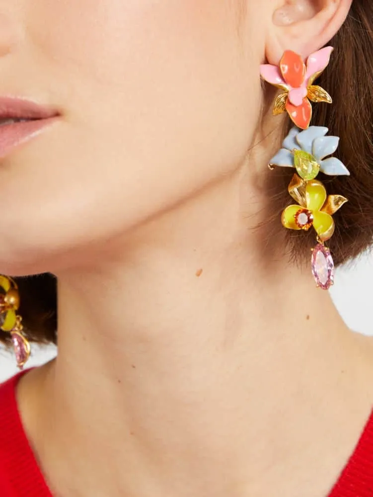 Floral Frenzy Statement Earrings