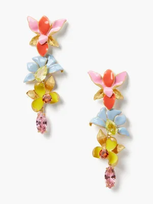 Floral Frenzy Statement Earrings