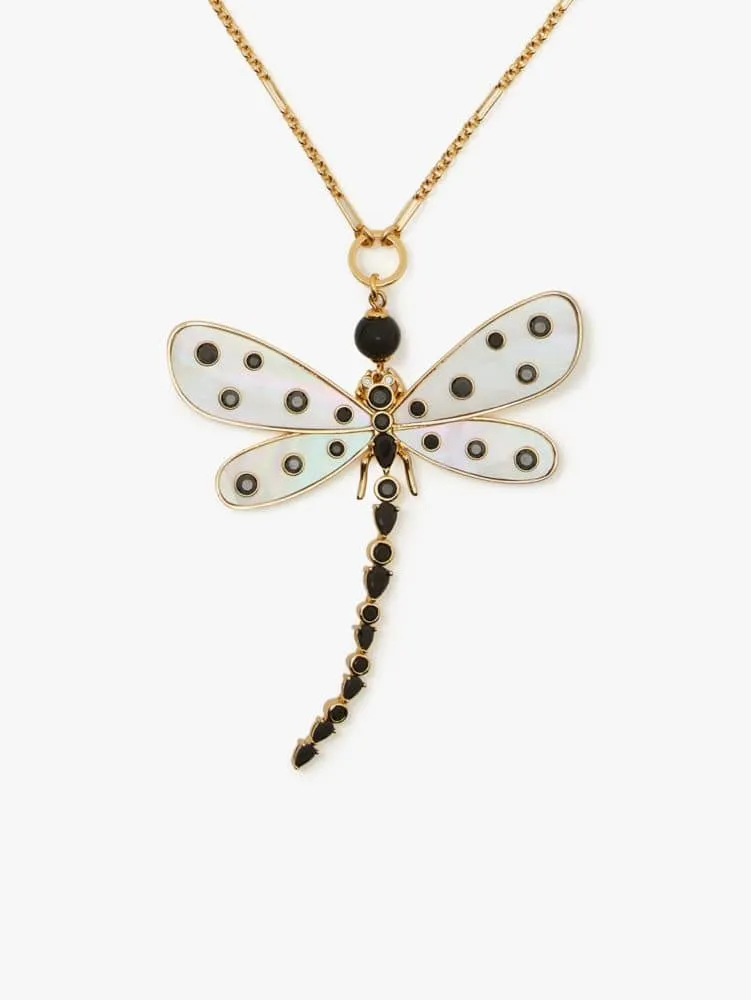 Kate Spade Dazzling Dragonfly Statement Pendant | The Summit