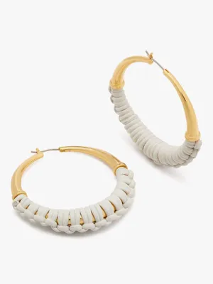 Bohemia Leather Hoops
