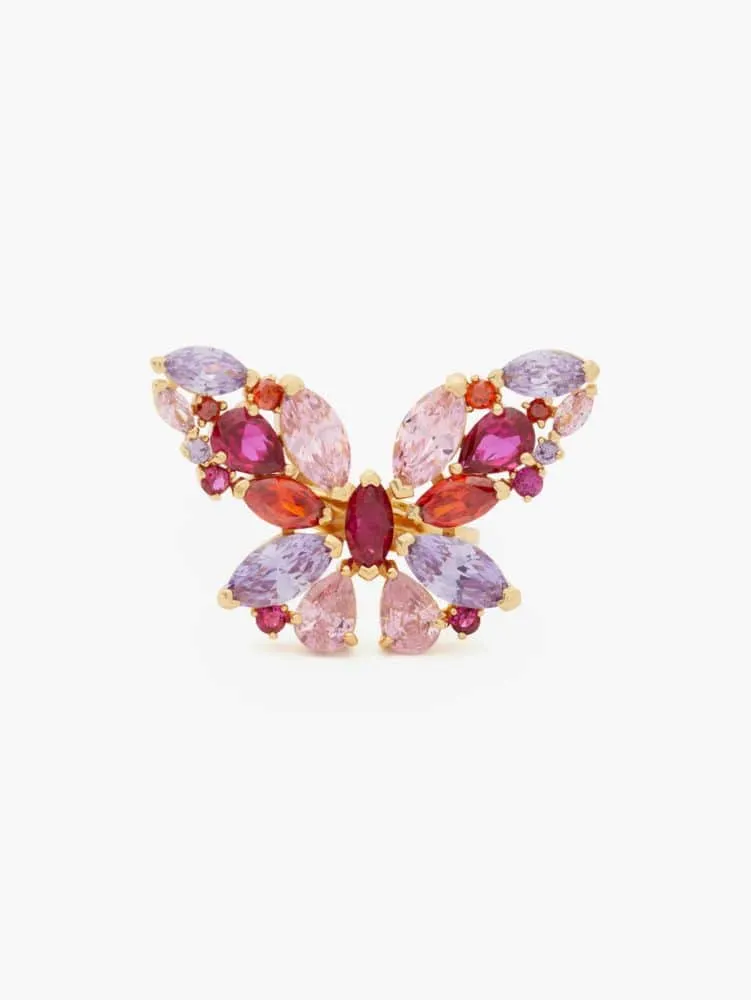 Social Butterfly Statement Ring