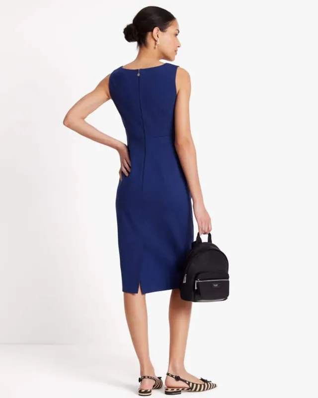 Kate Spade New York Embroidered Cutwork Ponte Dress