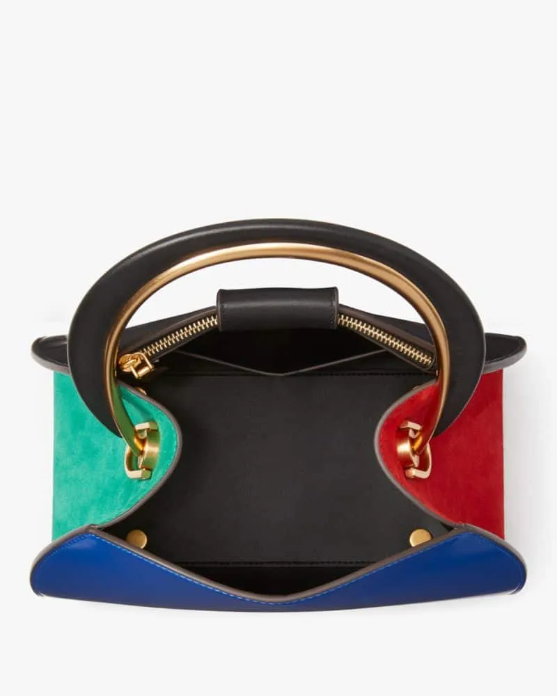 Expo Colorblocked Top Handle Satchel