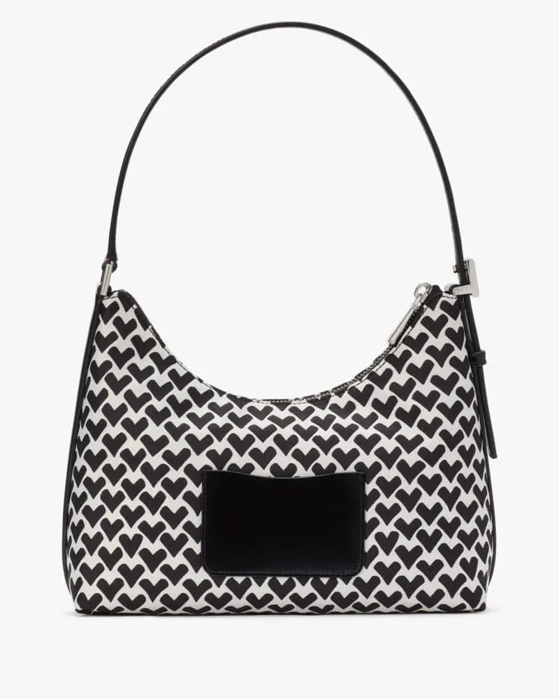 Sam Icon Modernist Hearts Jacquard Small Shoulder Bag