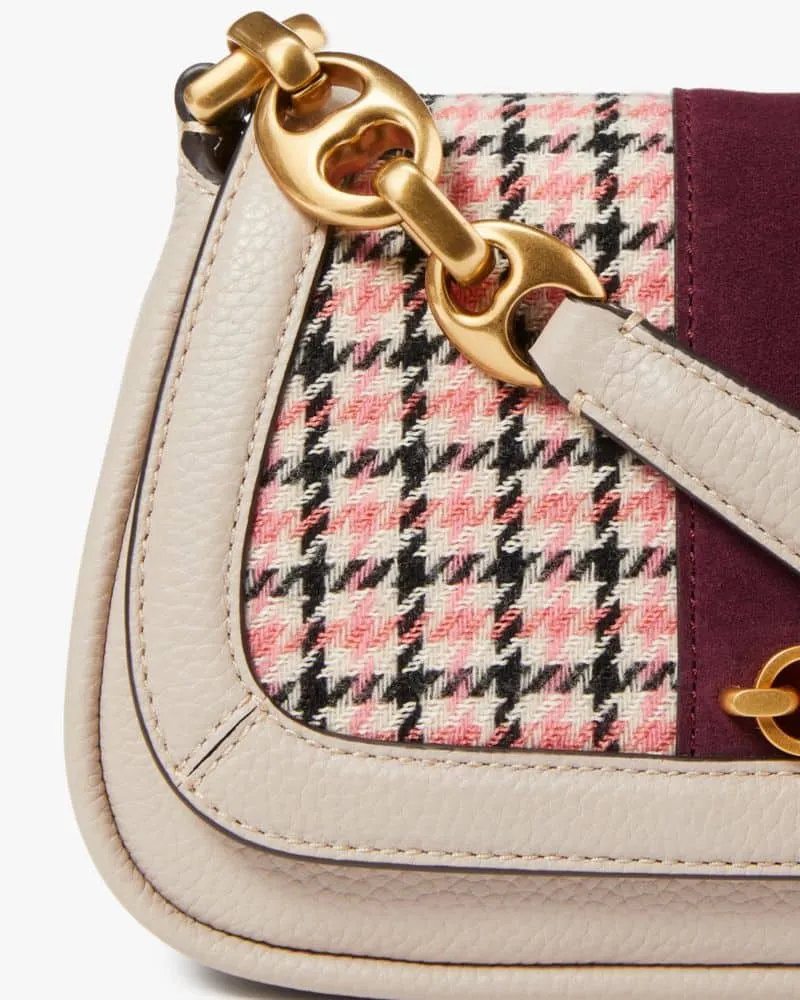 Kate small two-tone leather shoulder bag