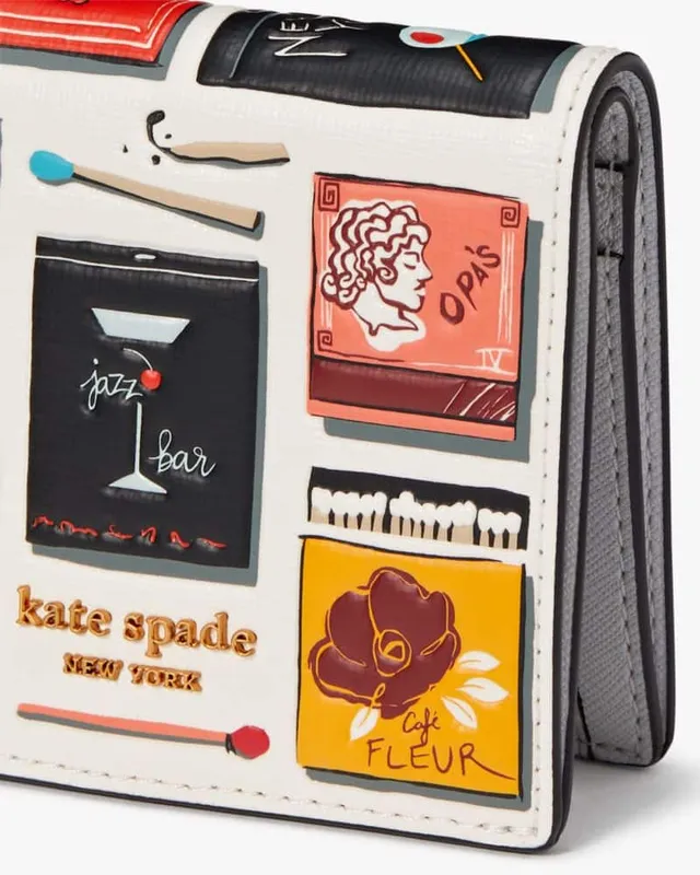 Kate Spade Morgan Flower Bed Embossed Card Case Wristlet - KB248 PS9
