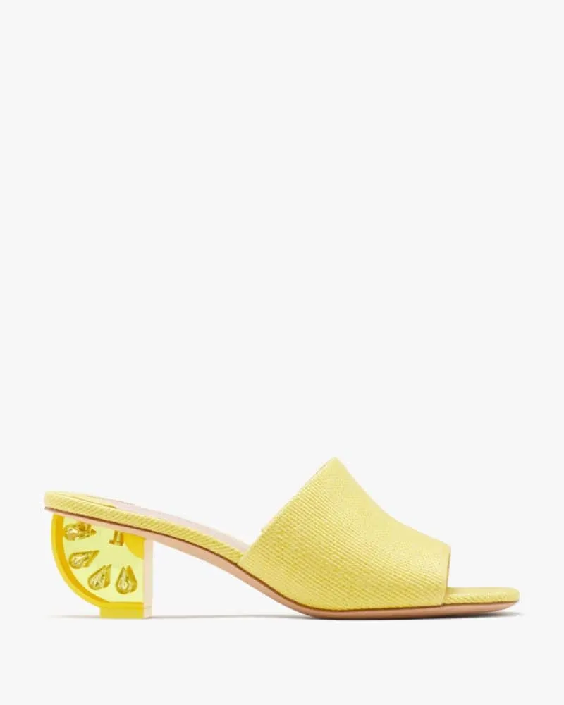 Kate Spade Nova Yellow White Pineapple Bow Flip Flops Sandals | eBay