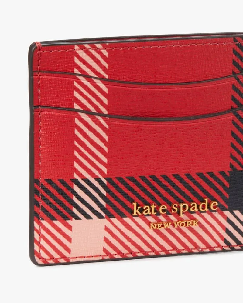 Morgan Museum Plaid Small Slim Bifold Wallet