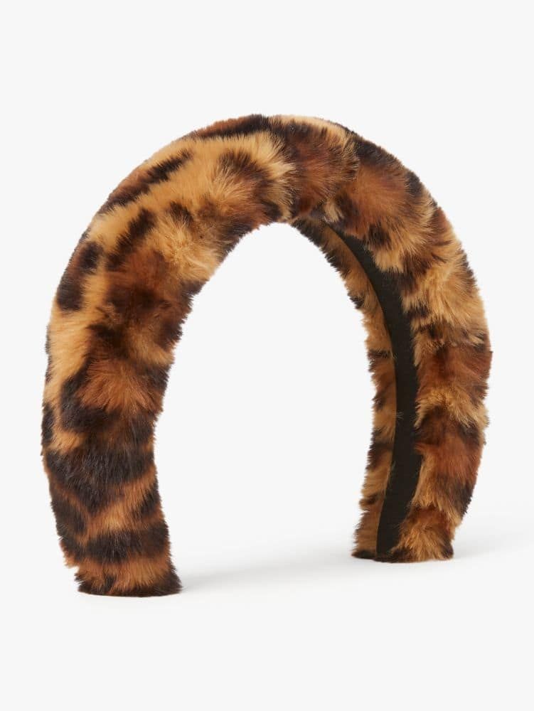 Leopard Faux Fur Headband