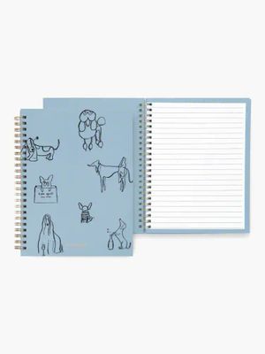 Dog Party Small Spiral Notebook