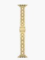 Gold Pavé Scallop Link 38/40mm Band For Apple Watch®