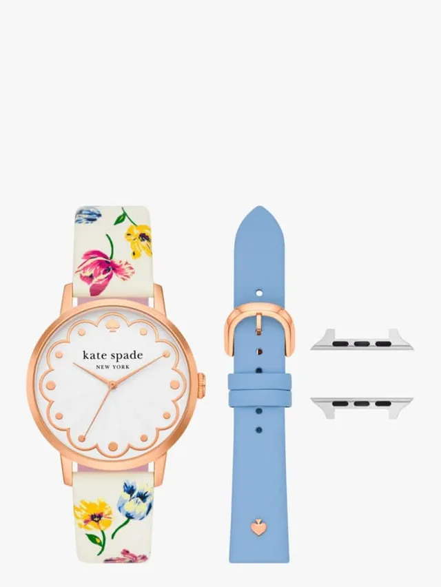 Kate Spade Rose Gold Glitter Leather 38/40mm Band For Apple Watch® | The  Summit