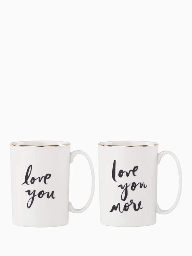 Kate Spade Daisy Place Love You More Mug Set | The Summit