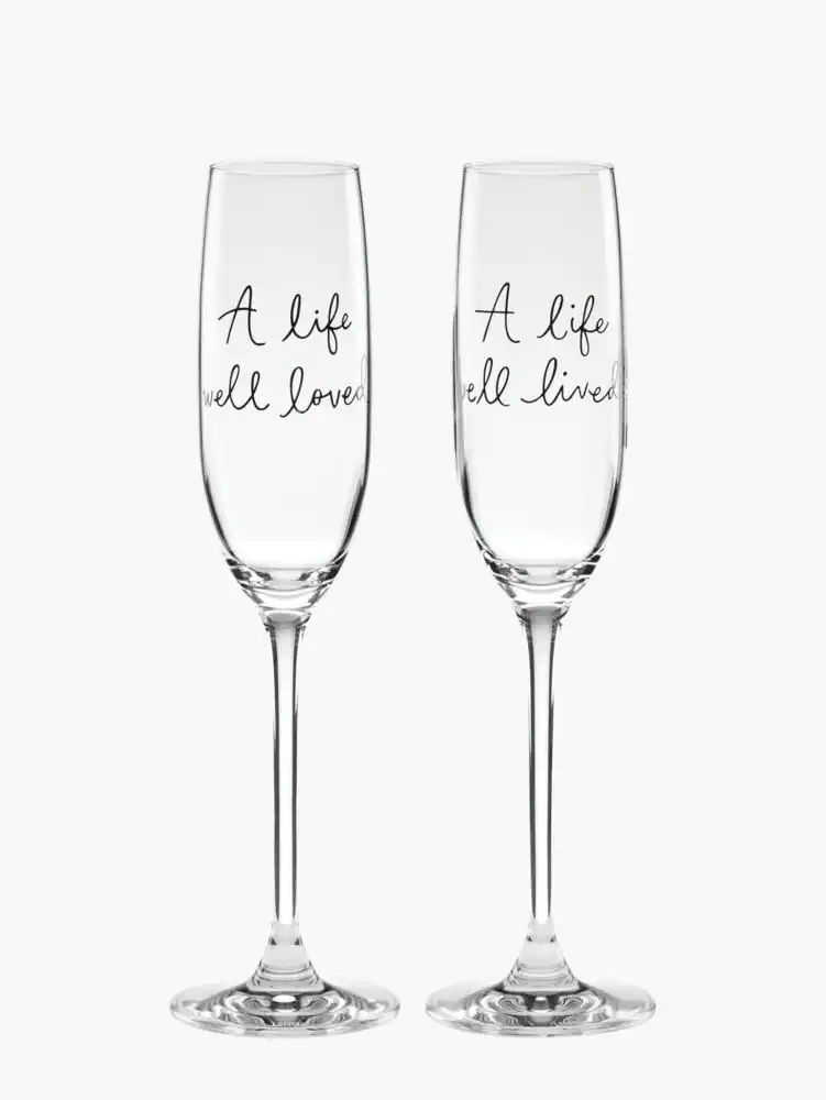 Kate Spade A Charmed Life Toasting Flute Pair | The Summit