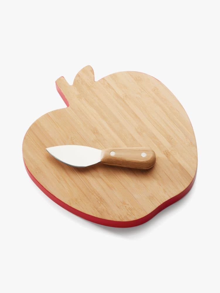 Kate Spade Knock On Wood Apple Cheese Board With Knife – The Summit Birmingham