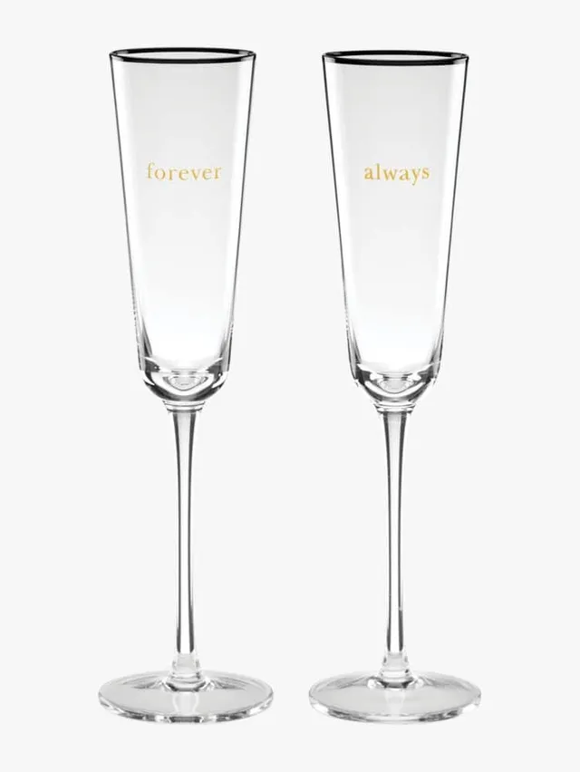 Kate Spade Always & Forever Toasting Flute Pair | The Summit