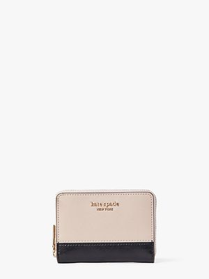Spencer Saffiano Leather Zip Card Case