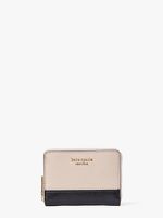 Spencer Saffiano Leather Zip Card Case