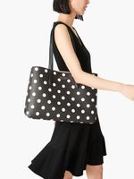 All Day Sunshine Dot Large Tote