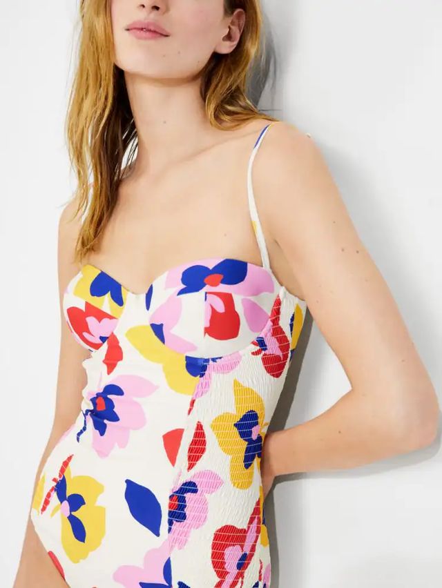 Kate Spade Flower Bed Bandeau One-piece | The Summit
