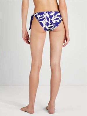 Zigzag Floral Side-bow Bikini Bottom