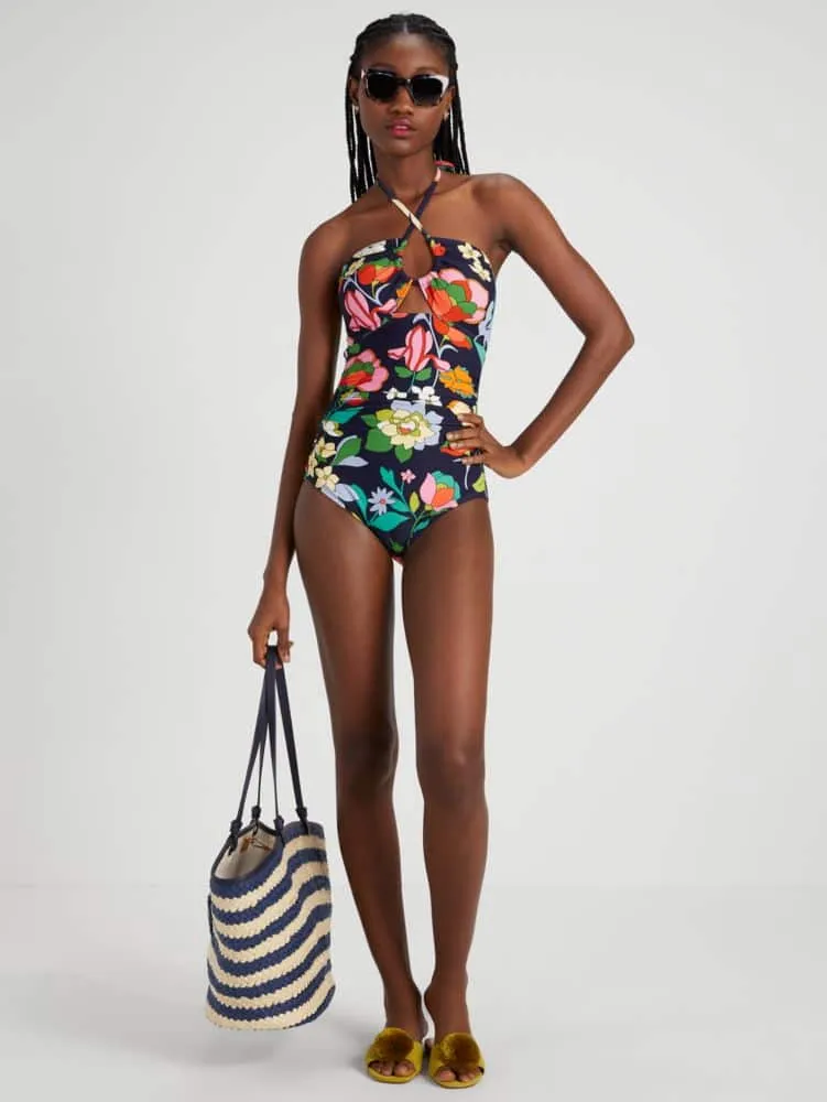 Kate Spade Flower Bed Bandeau One-piece | The Summit