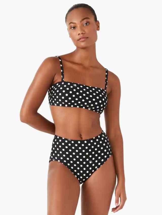 Kate Spade Lia Dot Square-neck Bikini Top | The Summit