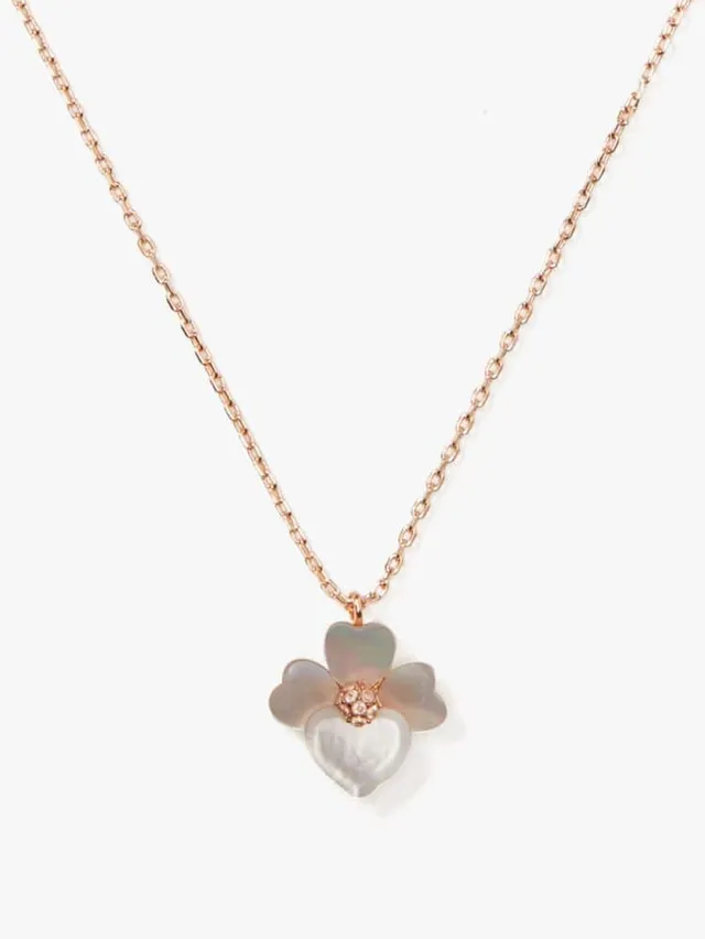 Kate Spade Precious Pansy Mini Pendant | The Summit