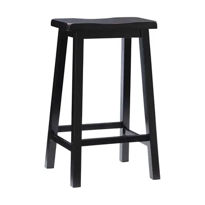 Antique Black Bar Stool