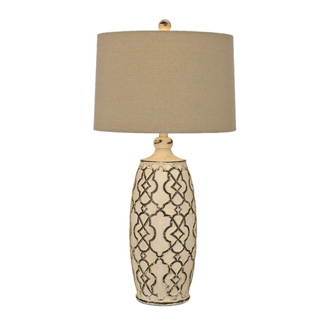 Kirkland S Distressed Cream Lilly Table, Kirklands Rustic Distressed Cream Table Lamp