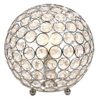 Crystal Ball Sequin Table Lamp