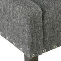 Slate Gray Swoop Accent Chair