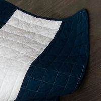 Navy Stripe 3-pc. Full/Queen Quilt Set