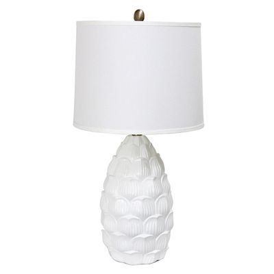 White Petals Table Lamp