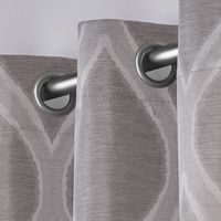 Gray Monte Curtain Panel Set, 108 in.