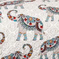 Elephant Sherpa Throw Blanket