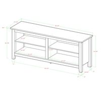 Brown Wood TV Stand