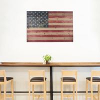 American Flag Wood Art Print