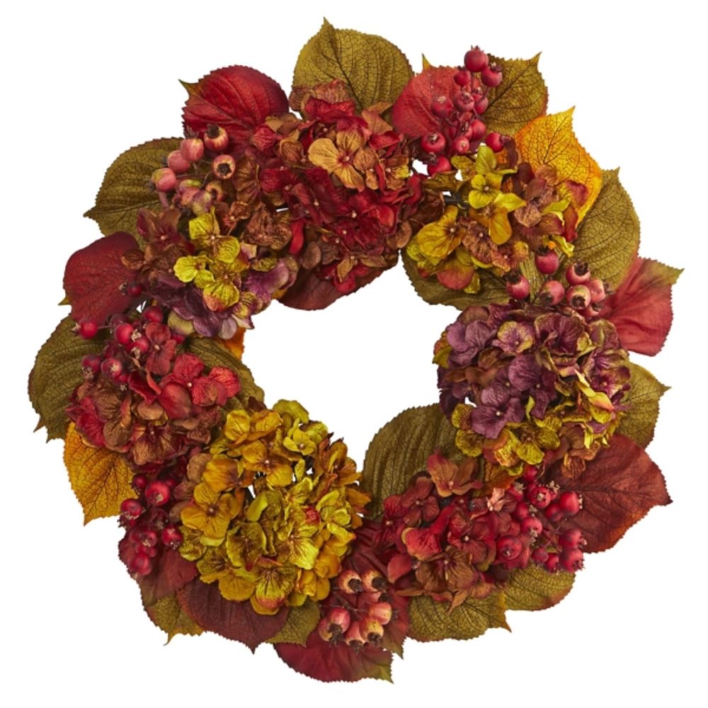 Fall Hydrangea Wreath